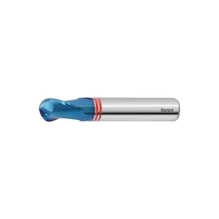 Garant Diabolo Solid Carbide Ball Nose End Mill, for Hard Steels, TiAlN Coated, 5 mm 207347 5